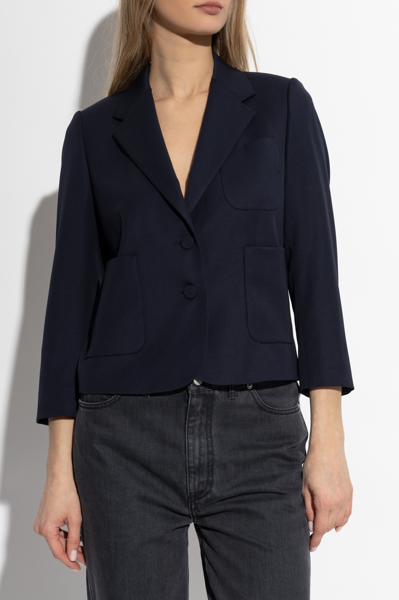 ジャケット Dries Van Noten SS25 WOOL BLAZER (010409 1176811) DRIES VAN NOTEN Wool-blend twill blazer | NET-A-PORTER